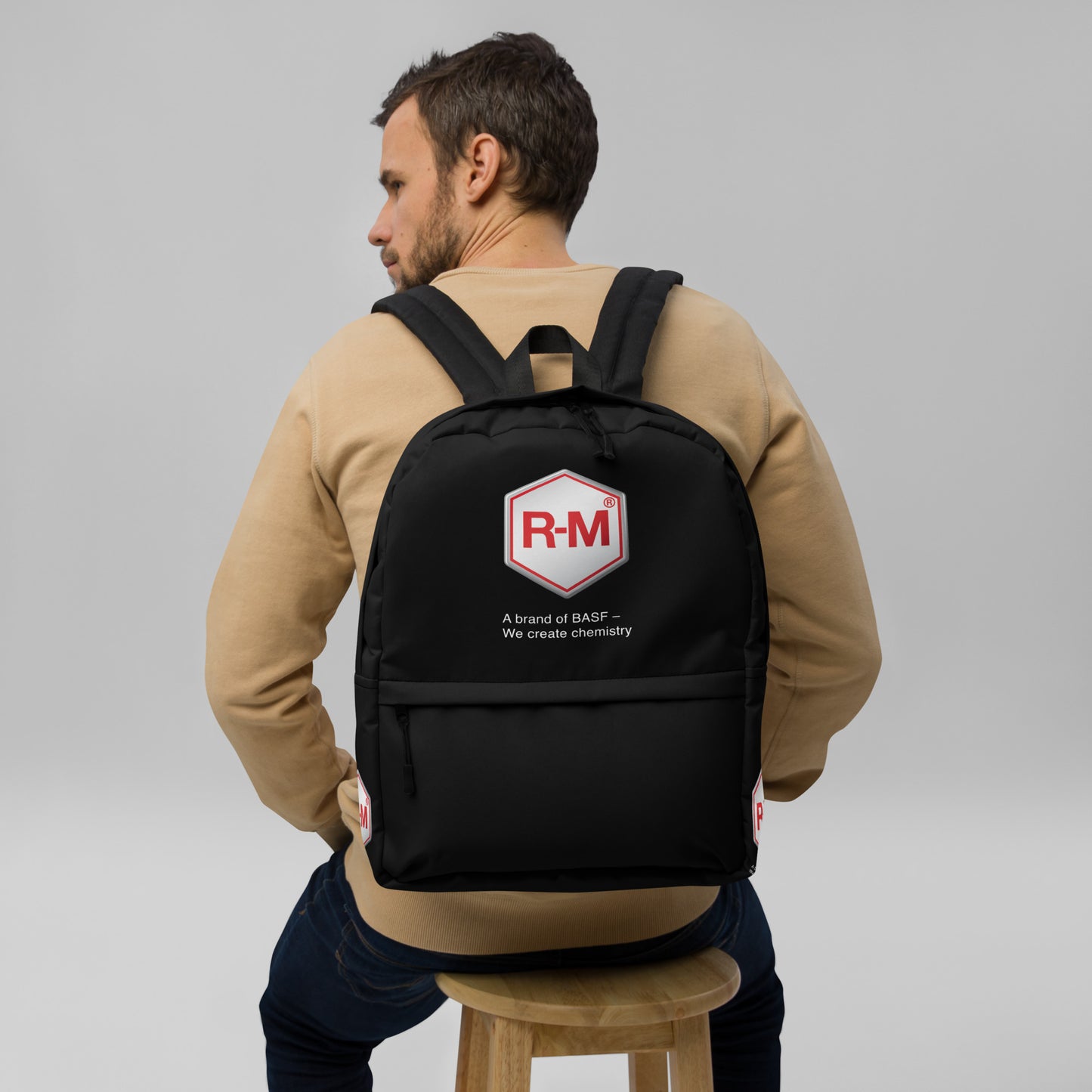 R-M Backpack black