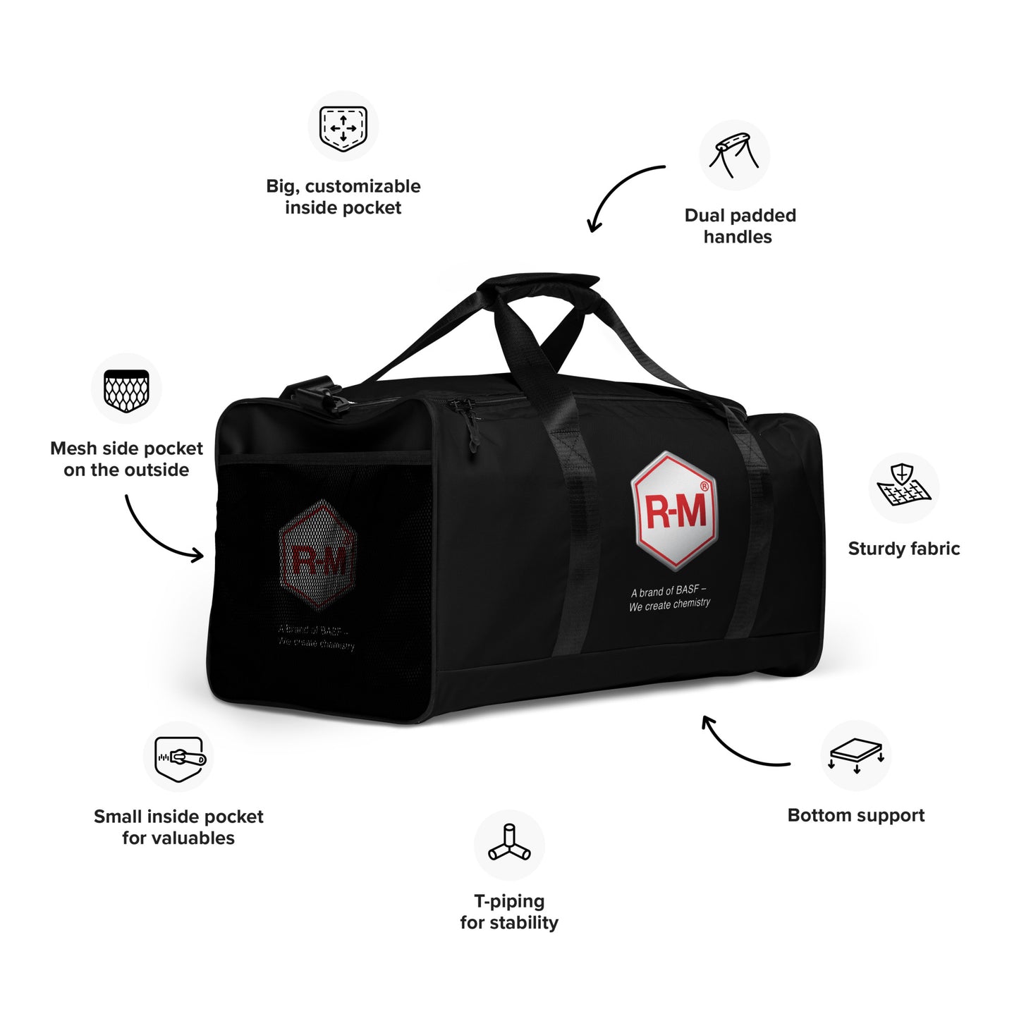 R-M – Duffle bag black