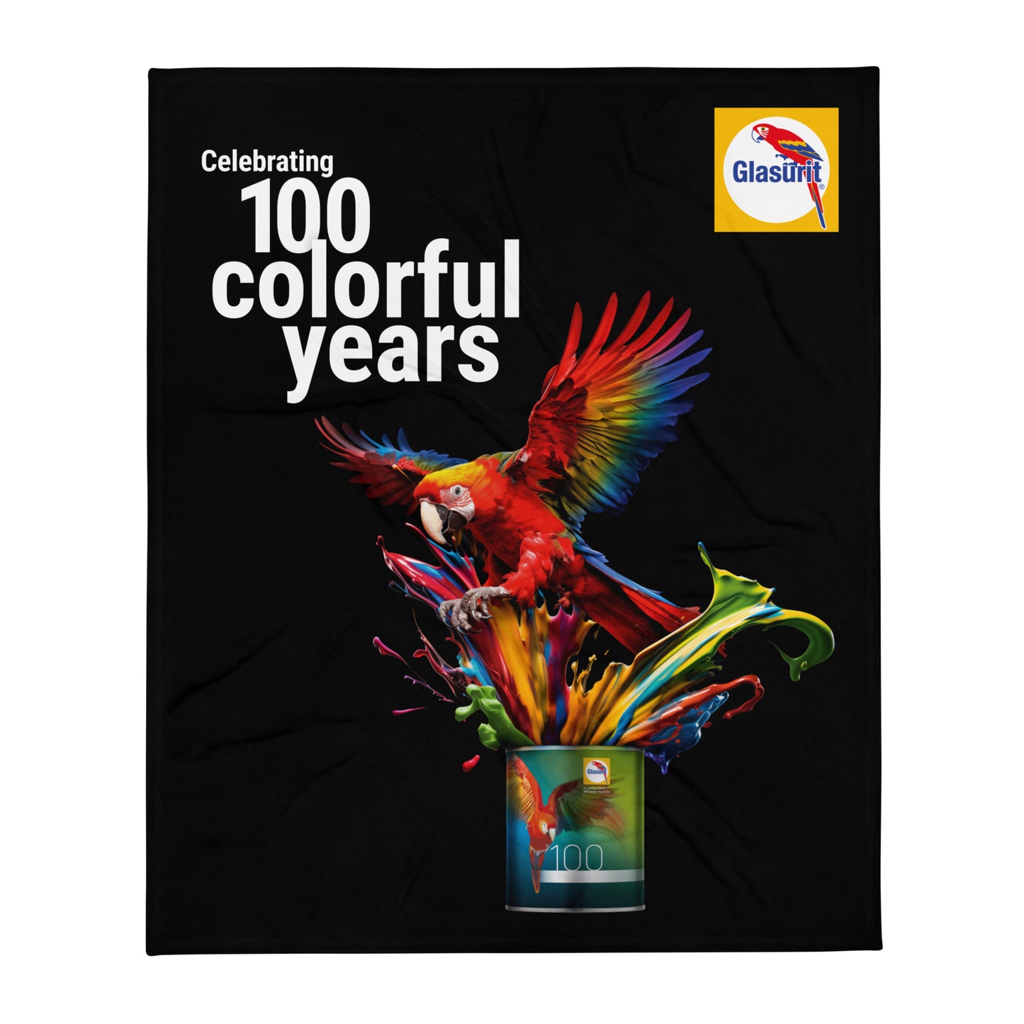 Glasurit – Throw Blanket 100 Years Splash